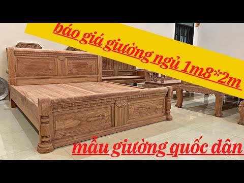 Video báo giá giường gỗ hương đá đẹp được sử dụng nhiều nhất... - youtube