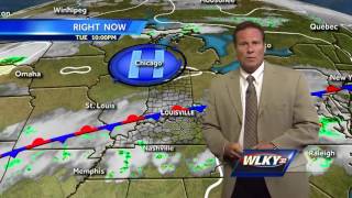 Passing clouds, patchy fog overnight
