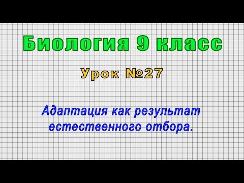 Видео: Разница между естественным отбором и адаптацией