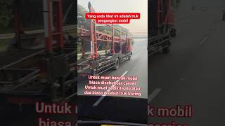 inilah fungsi car carrier #truk #driver #mobil