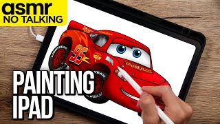 asmr ipad painting  no talking  asmr for sleep