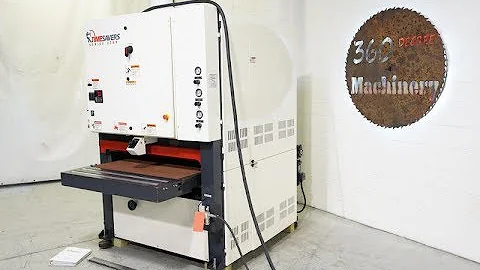 2007 TIMESAVERS 3 HEAD 2300 SERIES 43″ WIDEBELT SANDER W/4,358 HOURS