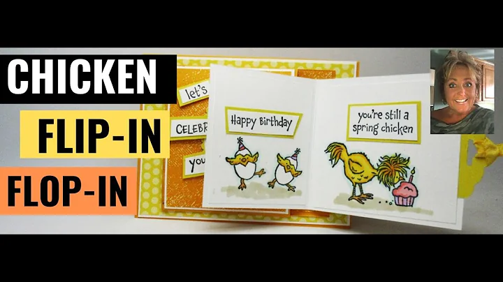 The Chicken Flip-In Flop-In card