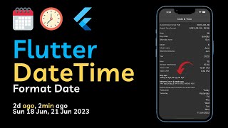 Flutter Date & Time || How to Format DateTime in Flutter