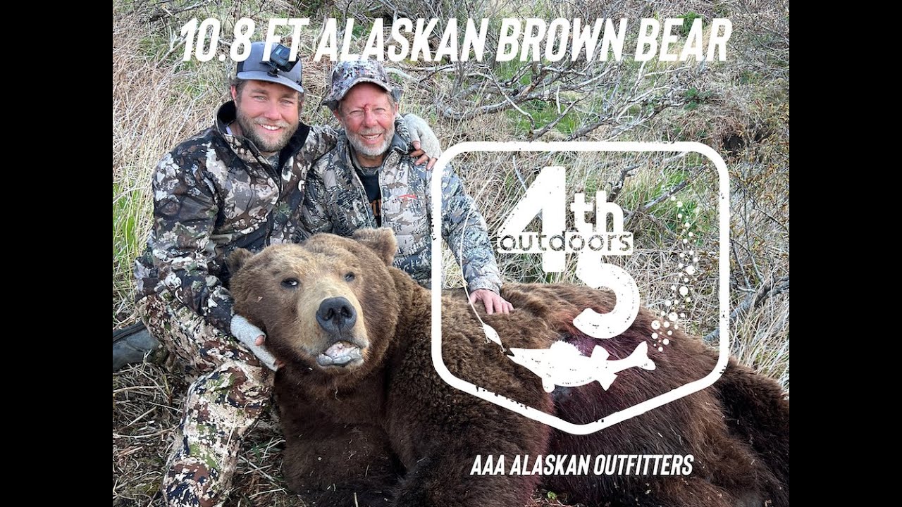 Huge Alaskan Brown Bear taken Spring 2022 "hunt of a lifetime" YouTube