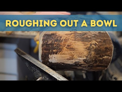 Roughing Out A Bowl - YouTube