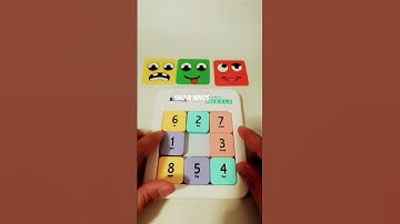 slide number puzzle 🧩#satisfying #puzzle #cubes #numberblocks #shortfeed #foryou #ytshorts #top