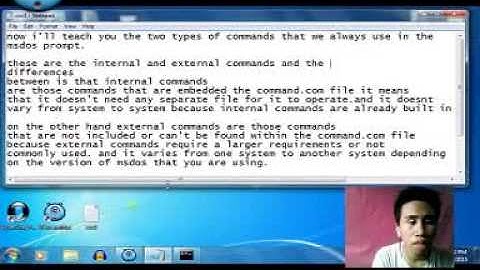 COS1 Internal & External Command for CMD/MSDOS