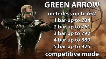 Injustice 2: Green Arrow combo guide. Beginner/advanced. Damage up to 925. Juggle machine!