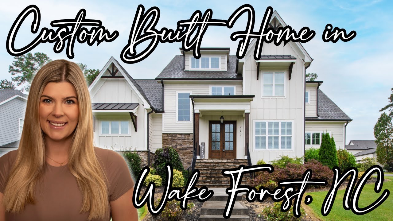 Welcome To This Stunning Custom Home in Stonewater | Wake Forest, NC