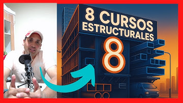 📰 Informativo sobre 8 Cursos de Diseño Estructural 🏗️