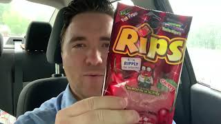 RIPS Cherry Flavored Sour $1 Candy Review and Taste Tests