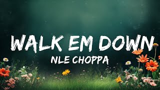 [1HOUR] NLE Choppa - Walk Em Down (Lyrics) Feat. Roddy Ricch | The World Of Music