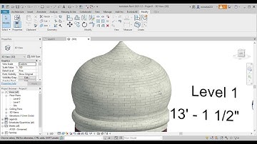 REVIT 2022 - HOW TO MAKE A DOME IN REVIT