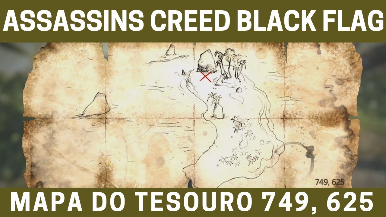 Assassins Creed 4 Black Flag - Mapa do Tesouro/Treasure Map (333,650) 