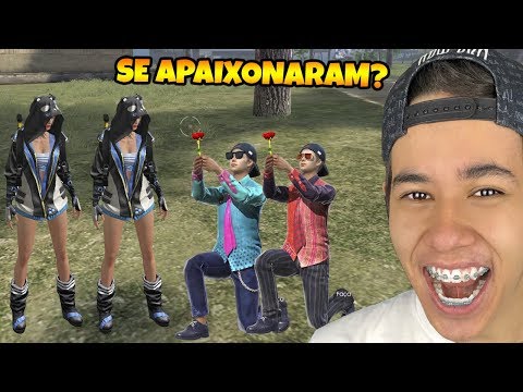 APAIXONARAM? MANDANDO VARIAS CANTADAS PRAS GÊMEAS DO FREE FIRE!