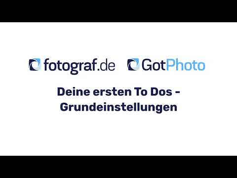 How To Tutorial - Die ersten To Do's / Grundeinstellungen I fotograf.de