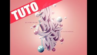 CINEMA 4D TUTORIAL TYPOGRAPHY All eyes on me. By Alexis Persani