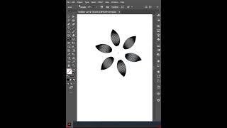 How to make flower in Adobe Illustrator #graphicdesign #adobeillustrator  #graphicdesigntutorial