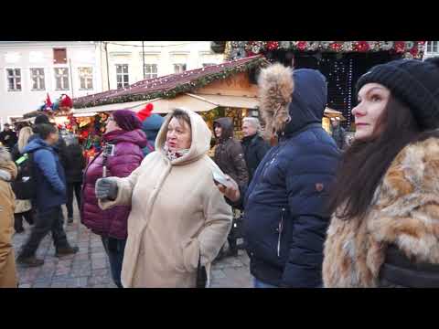 Рождественские каникулы в Таллинне. Прогулка по старому городу. Эстония