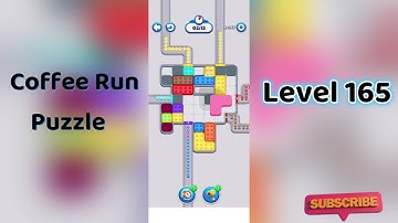 ☕ Coffee Run Puzzle Level 165 Walkthrough 🔍 | Coffee Run Level 165
