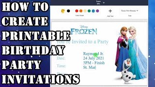 How To Create Free Printable Birthday Party Invitation In Word screenshot 4