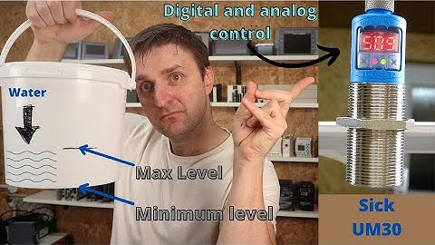 Sick UM30 Sensor wiring and set up for analog/digital liquid level control. Worth the investment?