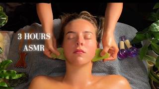 3 Hours of Pure ASMR Bliss ✨ Hair Play, Face Massage & Stress Relief
