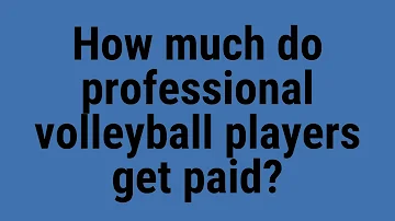 Quanto viene pagato un giocatore di pallavolo?