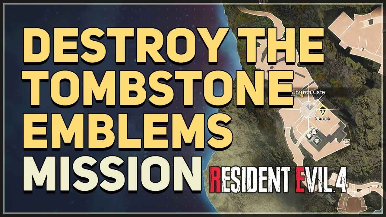 How to destroy the Tombstone Emblems in Resident Evil 4 remake