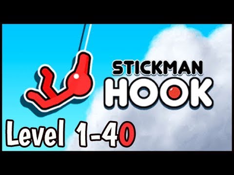 Stickman Hook Mobilel Game Walkthrough Level (1-40)