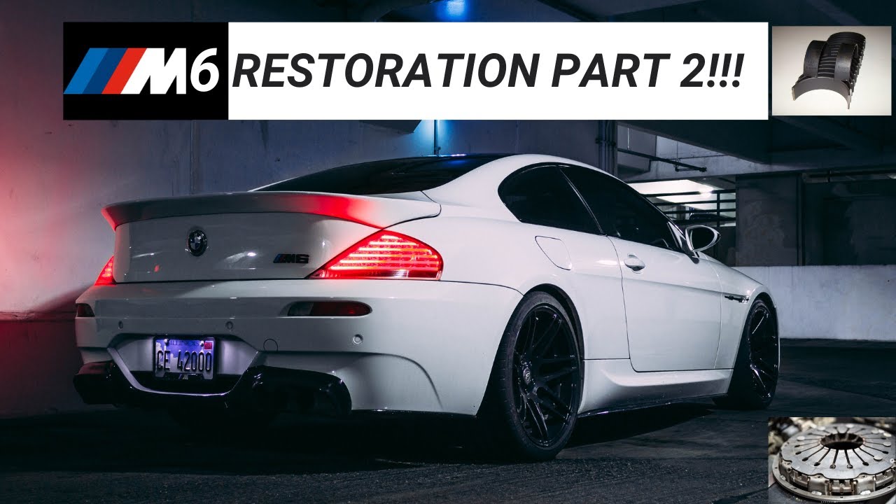 BMW E63 M6 RESTORATION PART 2!! ROD BEARINGS, CLUTCH, FLYWHEEL