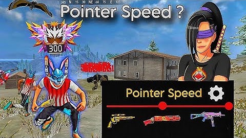 FREE FIRE POINTER SPEED TESTING ⚙️ GARENA FREE FIRE INDIA 🔥  TTIQ ||