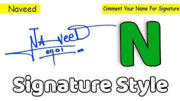 ✔️ Naveed Name Signature Style Request Done