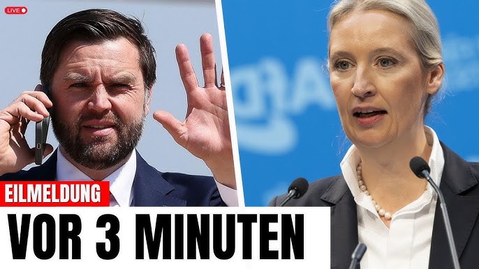 HISTORIC: JD Vance officially invites the AfD! - YouTube