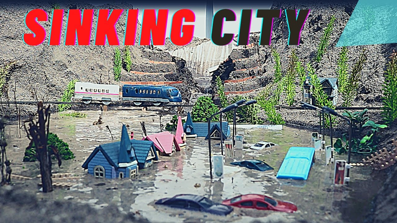 Dam Collapse Cause Flash Flood And Landslide In The City | Derailed And Damaged Japanese Train 