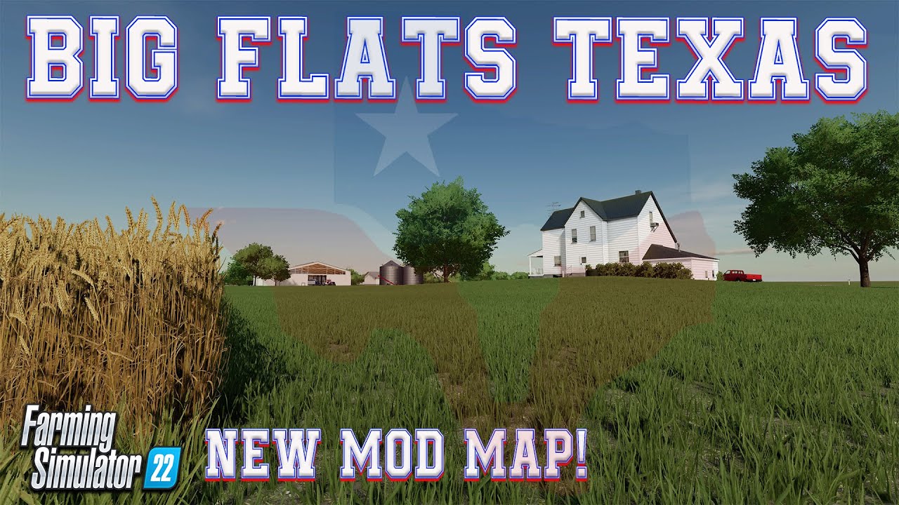“BIG FLATS TEXAS” (CUSTOM, CUSTOM, CUSTOM!) FS22 MAP TOUR! NEW MOD