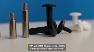 Binding Screws from Presco in Brass and Nickel finishes