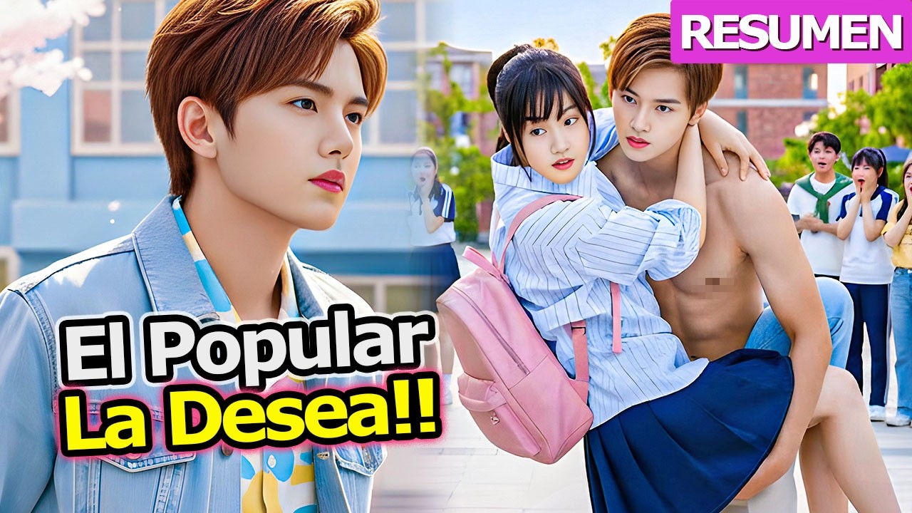 🔥El chico más guapo de corea llega a su escuela, y se enamora de la chica tímida