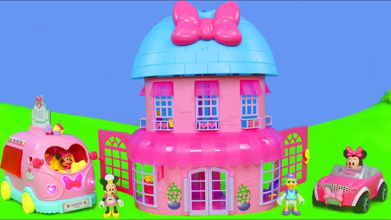 Pet Bowtique Minnie Mouse juguetes Disney en Español - Minnie Mouse toys 
