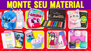 🎒📚 MONTE SEU MATERIAL ESCOLAR - Parte 2 📗✏️ Jogo das Escolhas