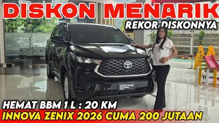 Kapan Lagi Toyota Innova Zenix 2026 Baru Diskon Besar Bayar 200 Juta
