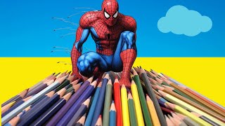 Spider Man Coloring Page Marvel Madness: Dive into the World of Colors!