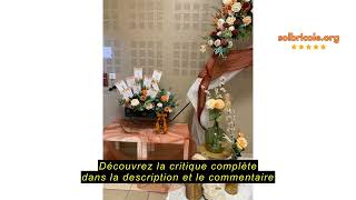 Avis sur la GOPLUS Jardiniere Balcon Forme Brouette avec 4 Roues en Métal, Brouette Decorative en Bo