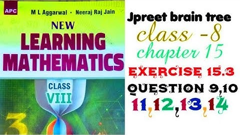 class 8 #mlaggarwal chapter 15 #mensuration #basic exercise 15.3 question 9,10,11,12,13,14 #jpreet