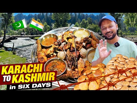 Karachi To Kashmir BORDER | Kashmiri Food  Wazwan &amp; The Last Village of Pakistan | All in 1 vide