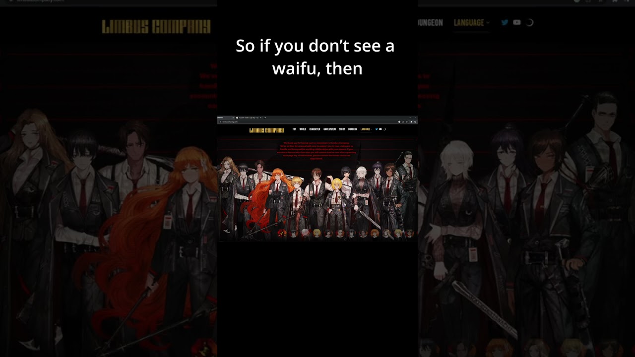 Tsunul's Advice If You Don't See A Waifu In Limbus Company