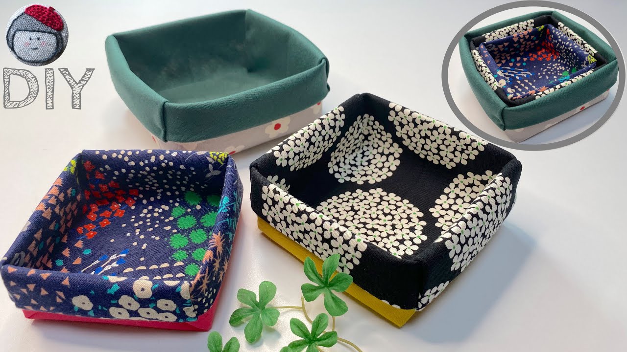 Easy Hand Sewn Accessory Case Origami With Cloth Nesting Type Youtube