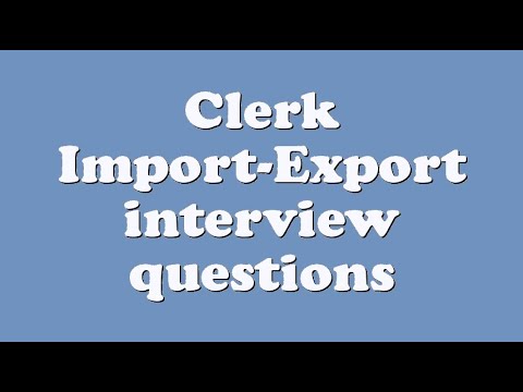 Videó: Mit csinál egy import ügyintéző?