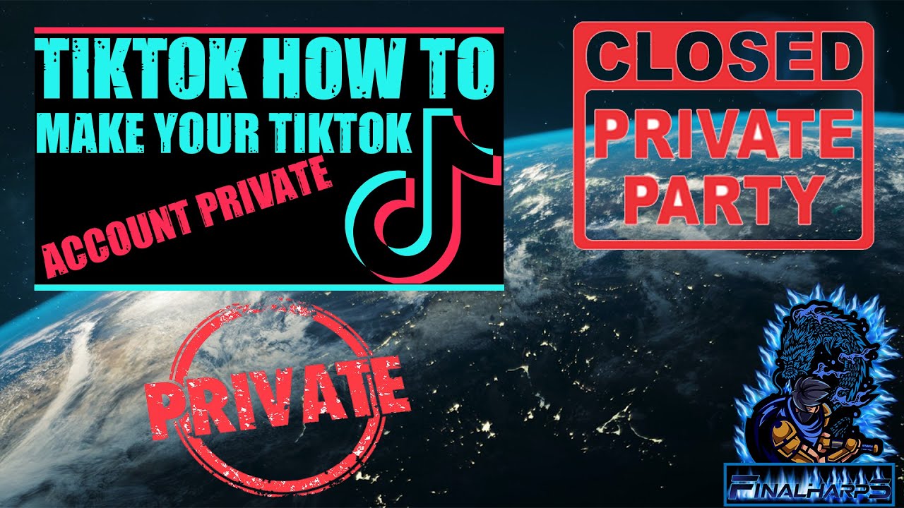 HOW TO MAKE YOUR TIKTOK ACCOUNT PRIVATE A FAST GUIDE YouTube